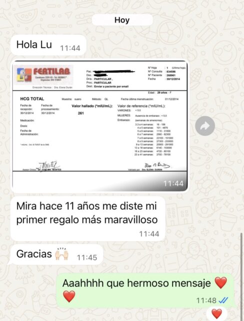 Recibir mensajes como estos sólo refuerzan las ganas de estudiar, aprender y cuidar a cada una de mis pacientes en sus procesos.

Ser parte de sus historias es un privilegio 🤍
